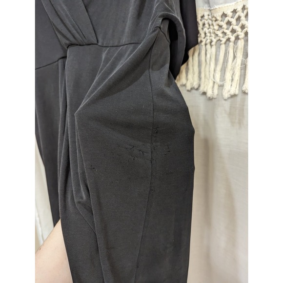 ASTR the Label Wrap Black Front Kimono Midi Dress, size Medium - Picture 7 of 7
